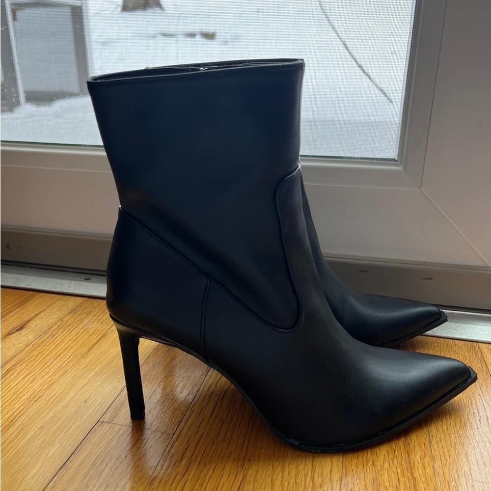 Forever 21 Black Heeled Boots